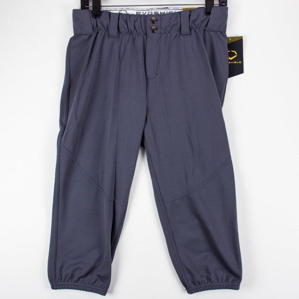 EvoShield Baseball Knicker Pants Men's Large Gray NWT Drawstring Elastic Waist